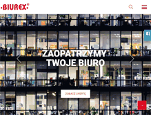 Tablet Screenshot of biurex.com.pl